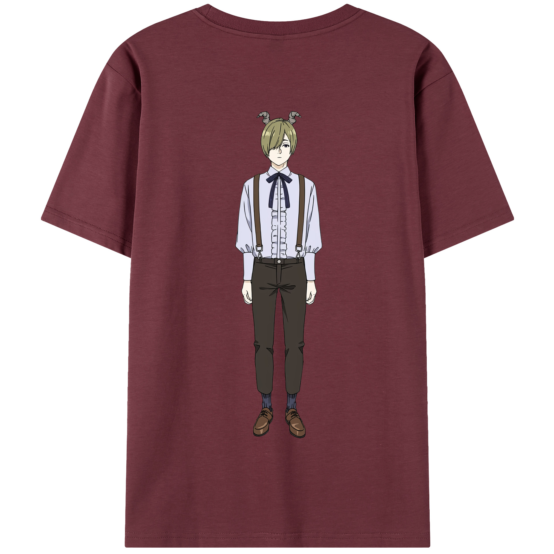 （画像用） 葬送のフリーレン Frieren 綿100％半袖Tシャツ（背面プリント）